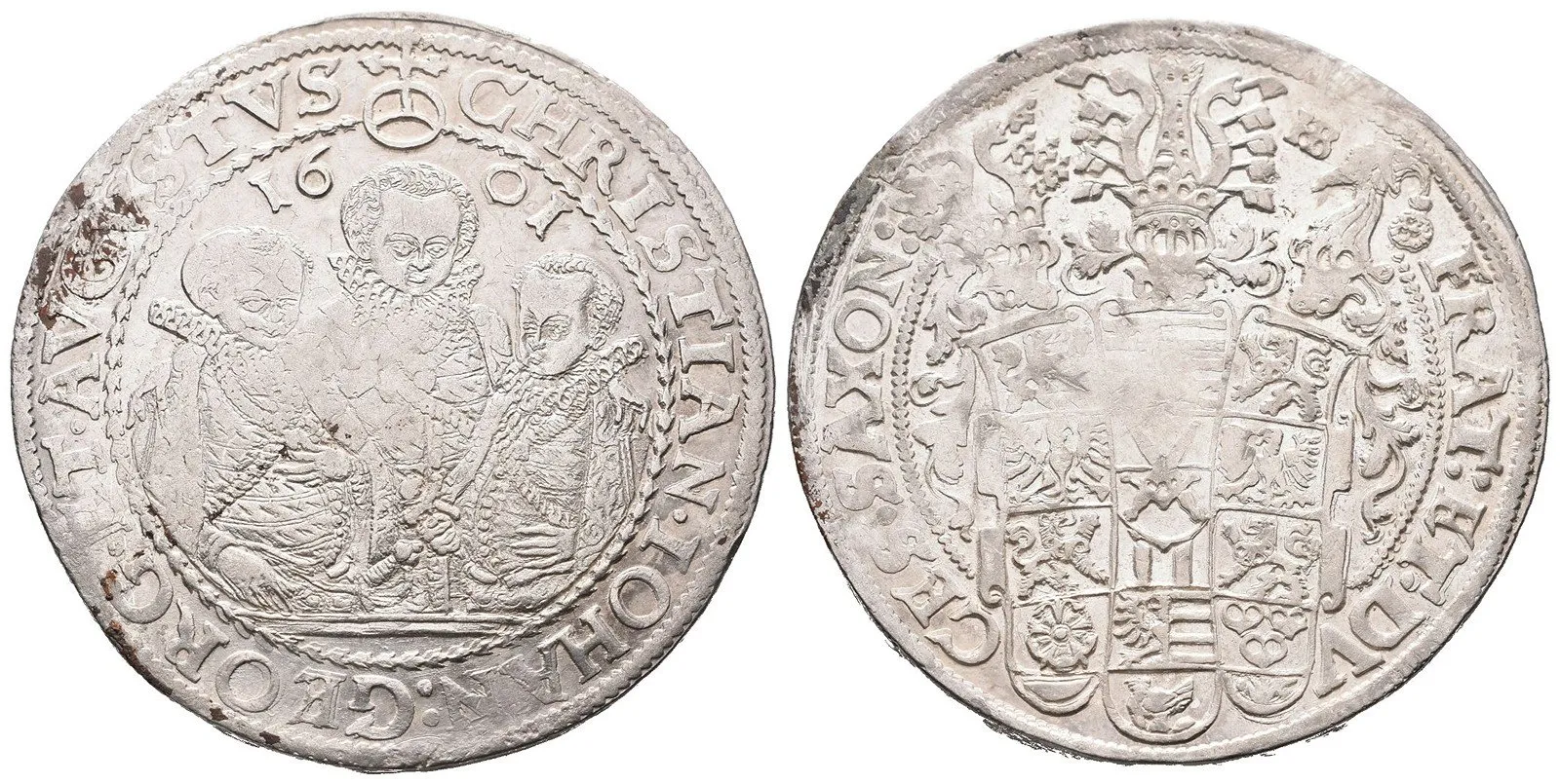 Sasko, Christian II., Johann Georg I. a August, 1591 - 1611 — 1