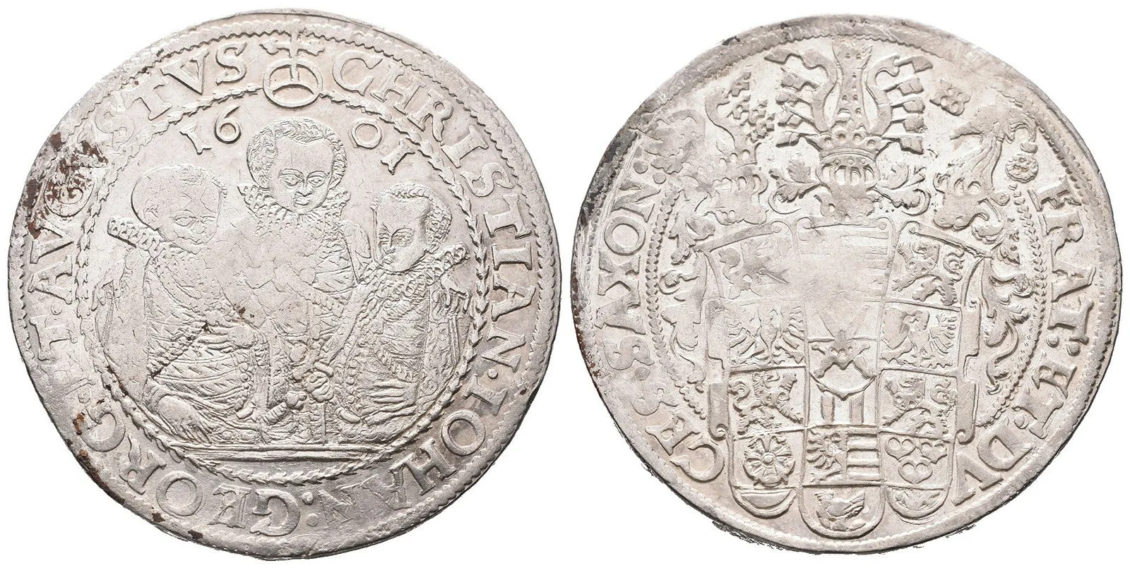 Sasko, Christian II., Johann Georg I. a August, 1591 - 1611 — 1