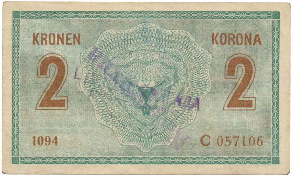 Razítkované R-U bankovky na Balkáně 1919-1921 — 1