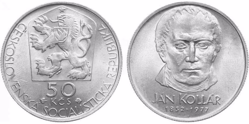50 Kčs 1977 - Ján Kollár