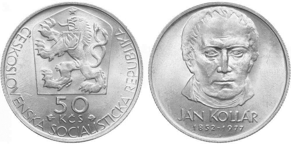 50 Kčs 1977 - Ján Kollár
