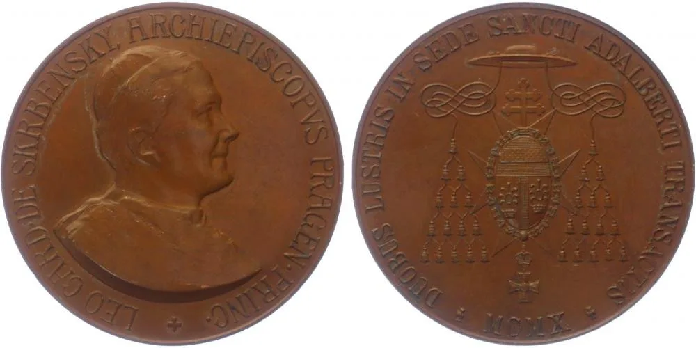 Praha - arcibiskupství, Lev kardinál Skrbenský, 1899 - 1917 — 1