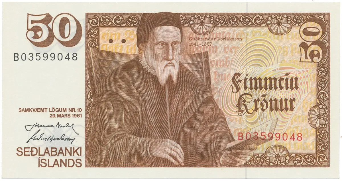 Island, 50 Krónur 1961(1981), P.49a