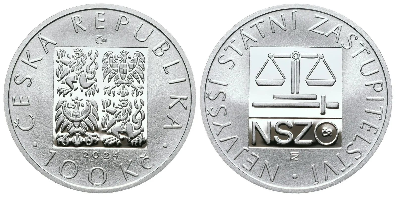 100 Kč 2024 - Nejvyšší státní zastupitelství, PROOF