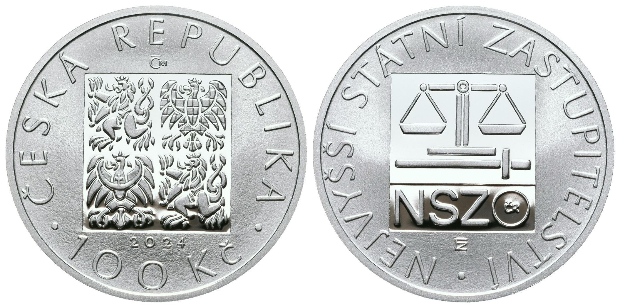 100 Kč 2024 - Nejvyšší státní zastupitelství, PROOF