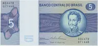 Brazílie, 5 Cruzeiros (1974), P.192c