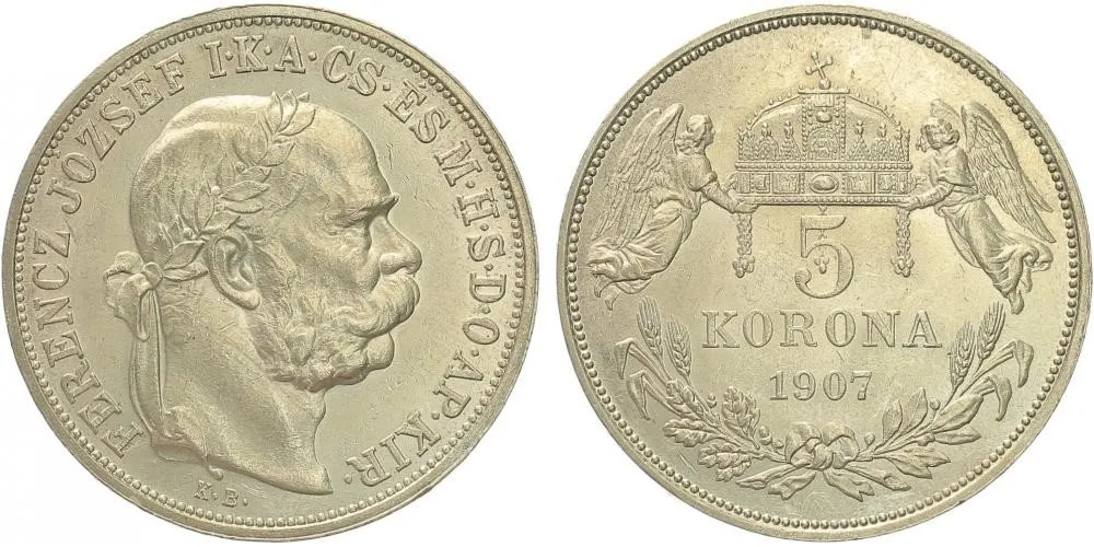 Korunová měna, 1892 - 1918 — 1