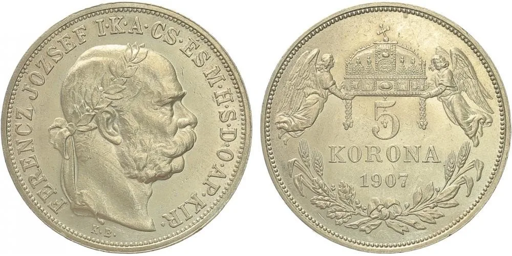 Korunová měna, 1892 - 1918 — 1