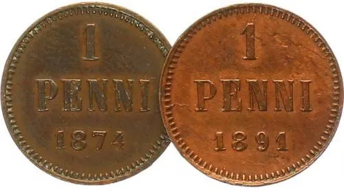 Ražby pro Finsko, Alexander II., 1855 - 1881 — 1