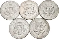 Soubor mincí - 1/2 Dollar 1964, Ag 0,900 (12,50 g) + — 2