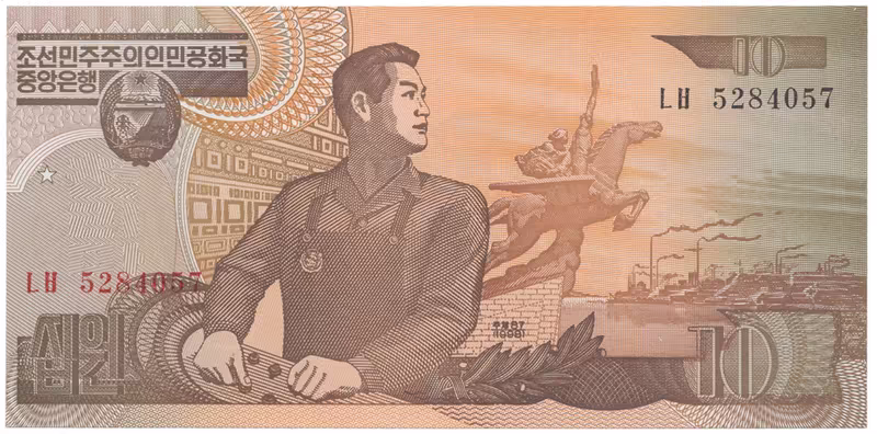 Severní Korea, 10 Won 1998, P.41b
