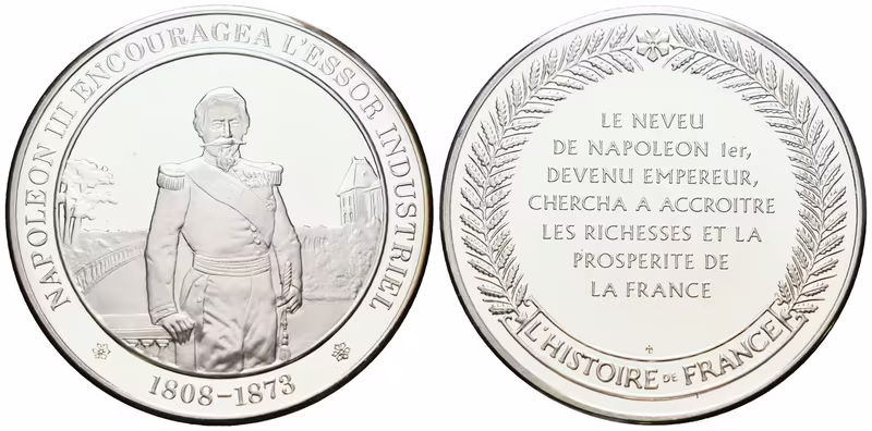 Francie - AR Medaile b.l. - Napoléon III