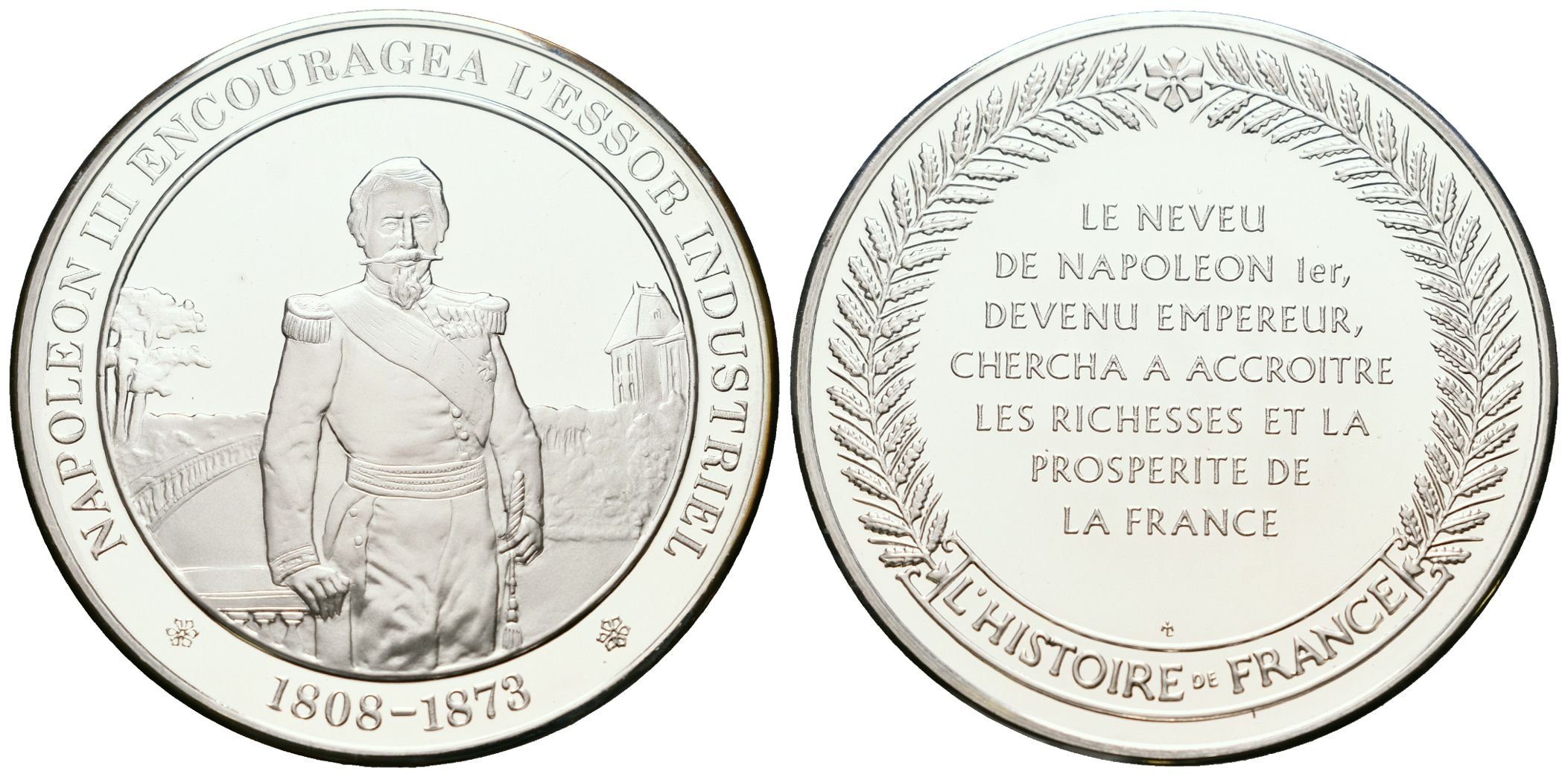 Francie - AR Medaile b.l. - Napoléon III