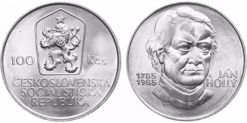 100 Kčs 1985 - Ján Hollý