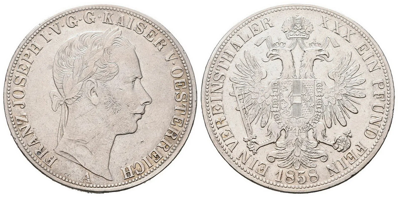 Rakouská a spolková měna, 1857 - 1892 — 1