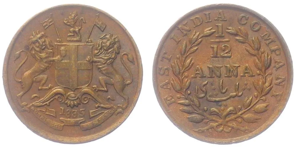 Indie - Východoindická společnost, William IV., 1830 - 1837 — 1