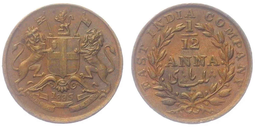 Indie - Východoindická společnost, William IV., 1830 - 1837 — 1