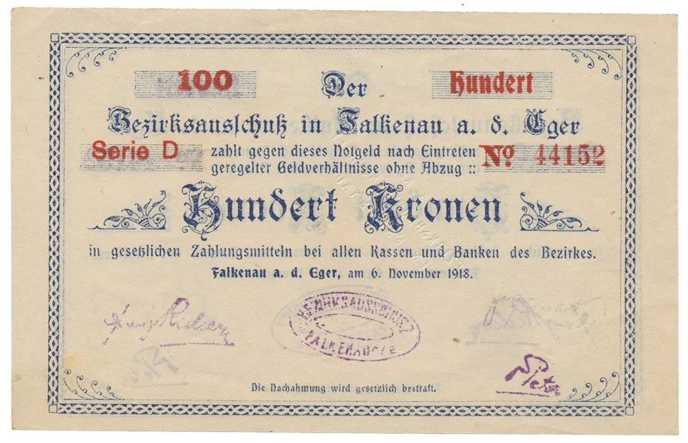 Nouzovky české od roku 1914 — 1