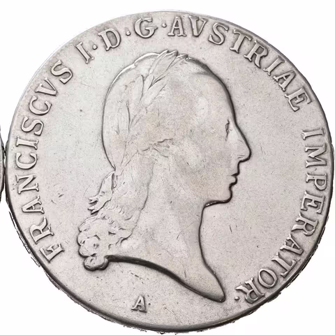 Tolar 1820 A, čištěn + Tolar 1821 A, patina, škr._2 ks