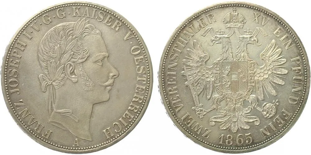 Rakouská a spolková měna, 1857 - 1892 — 1