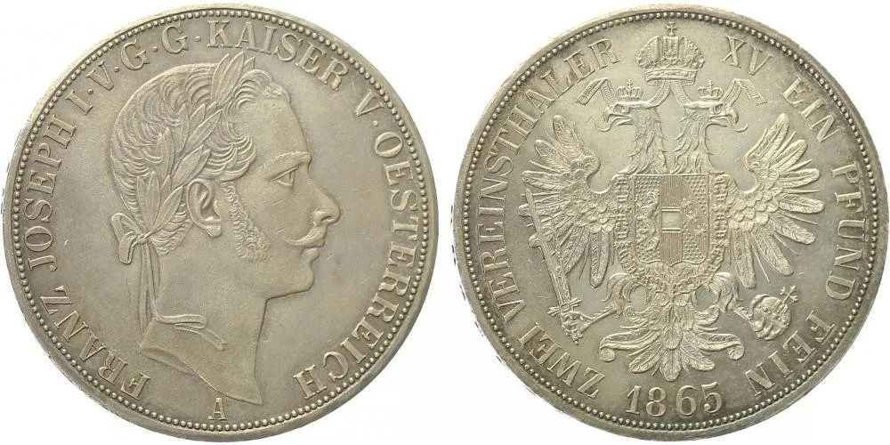 Rakouská a spolková měna, 1857 - 1892 — 1