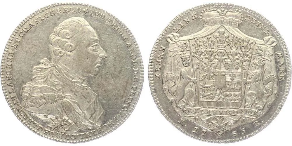 Hohenlohe - Neunstein - Öhringen, Ludwig Friedrich Karl, 1765 - 1805 — 1