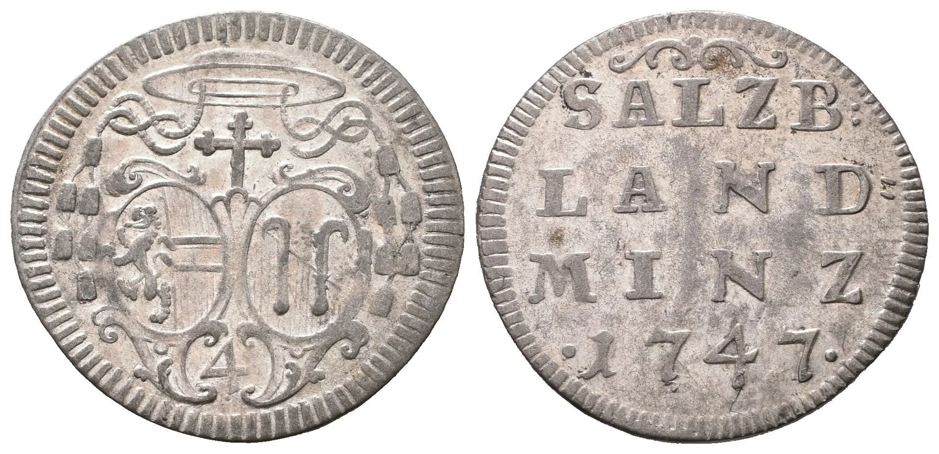 Batzen (4 Krejcar) 1747, Probszt.222, patina — 1