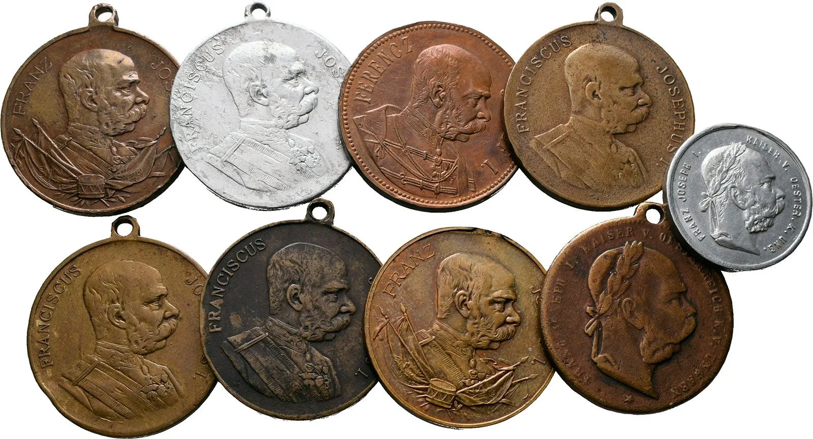 František Josef I., medaile vojenských manévrů — 1