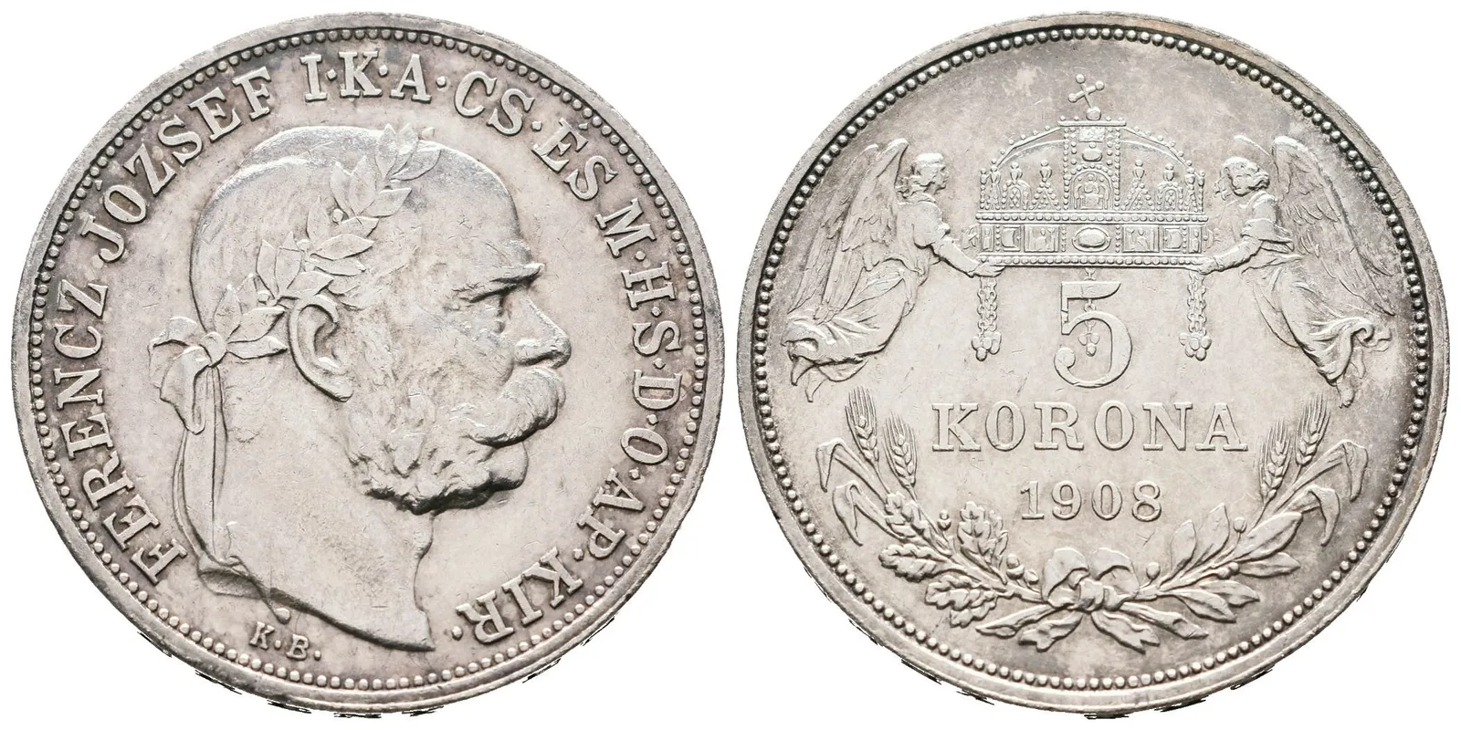 5 Koruna 1908 KB