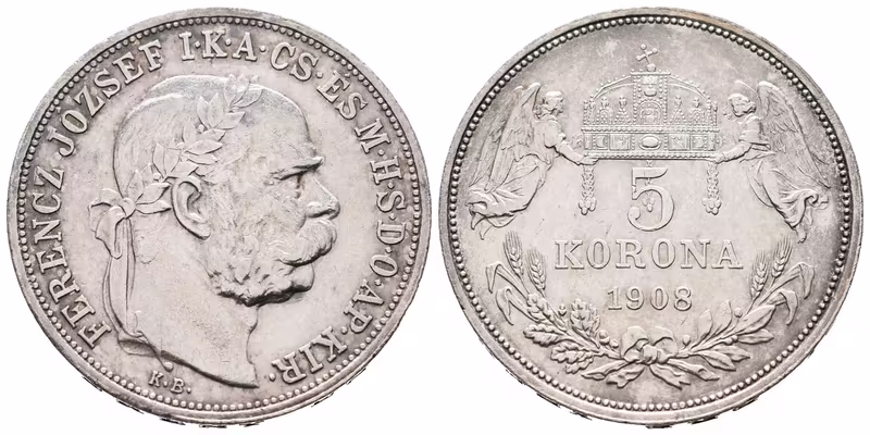 5 Koruna 1908 KB