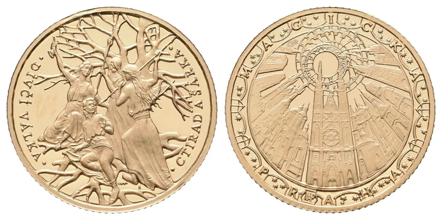 Medaile b.l. - Magická Praha - Dívčí válka