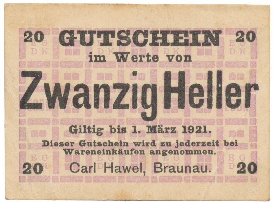 Nouzovky české od roku 1914 — 1
