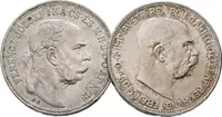 2 Koruna 1912 a 1912 KB - lot 2 ks