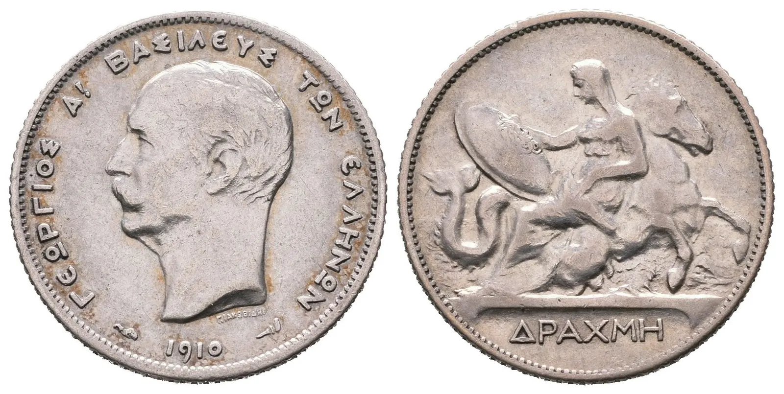Řecko, Drachma 1910