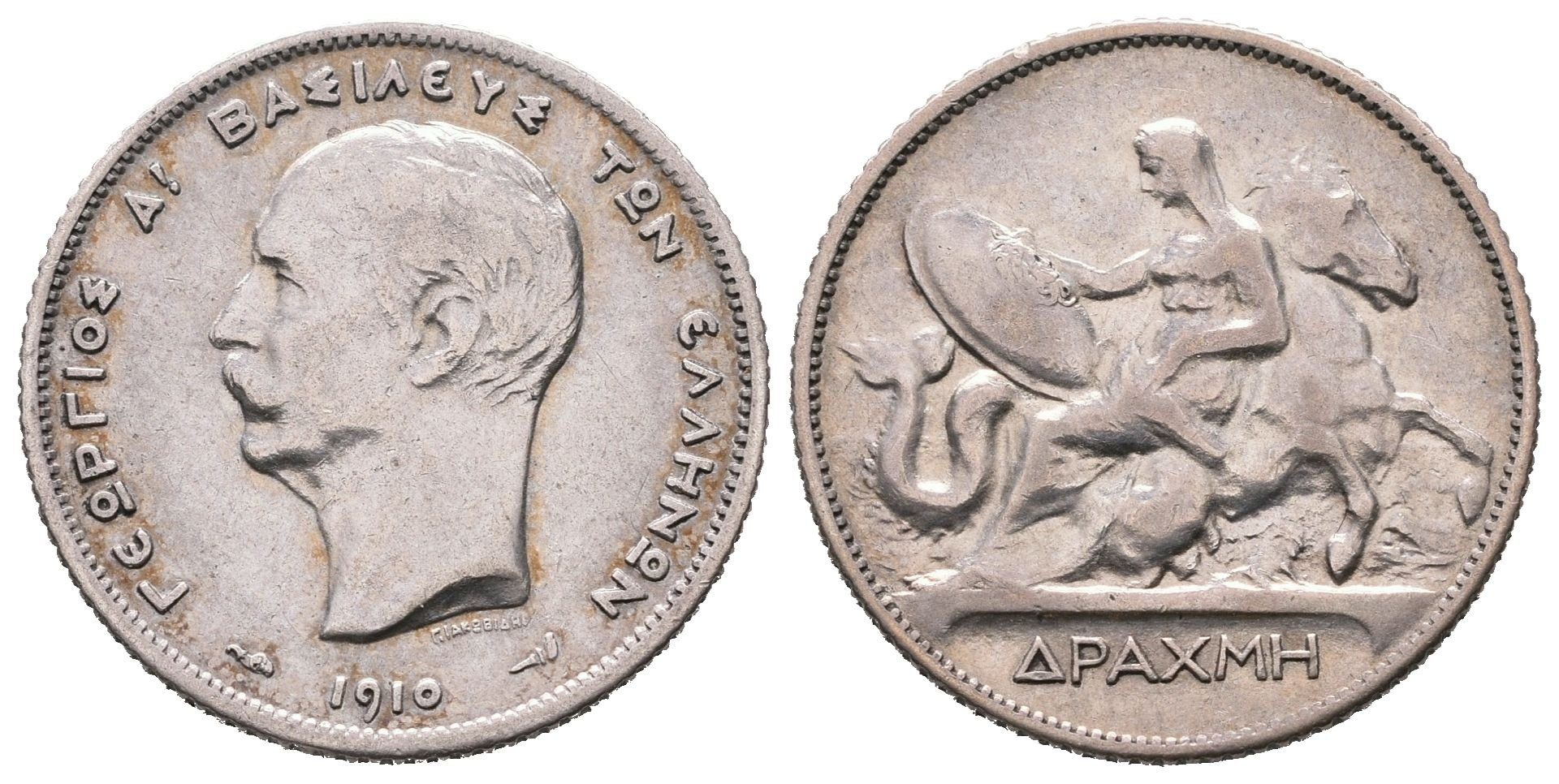 Řecko, Drachma 1910