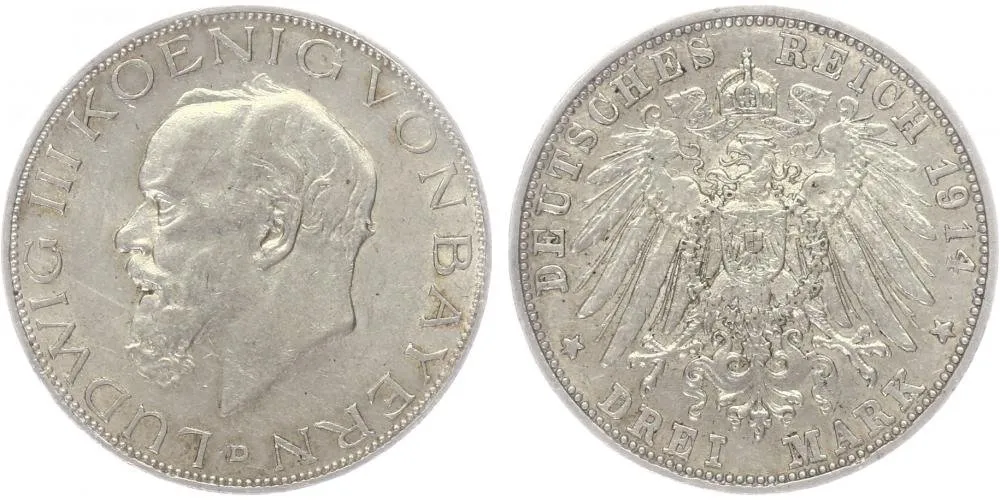 Bavorsko, Ludwig III., 1913 - 1918 — 1