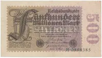 Německo, 500 Millionen Mark 1923, Ro.109a