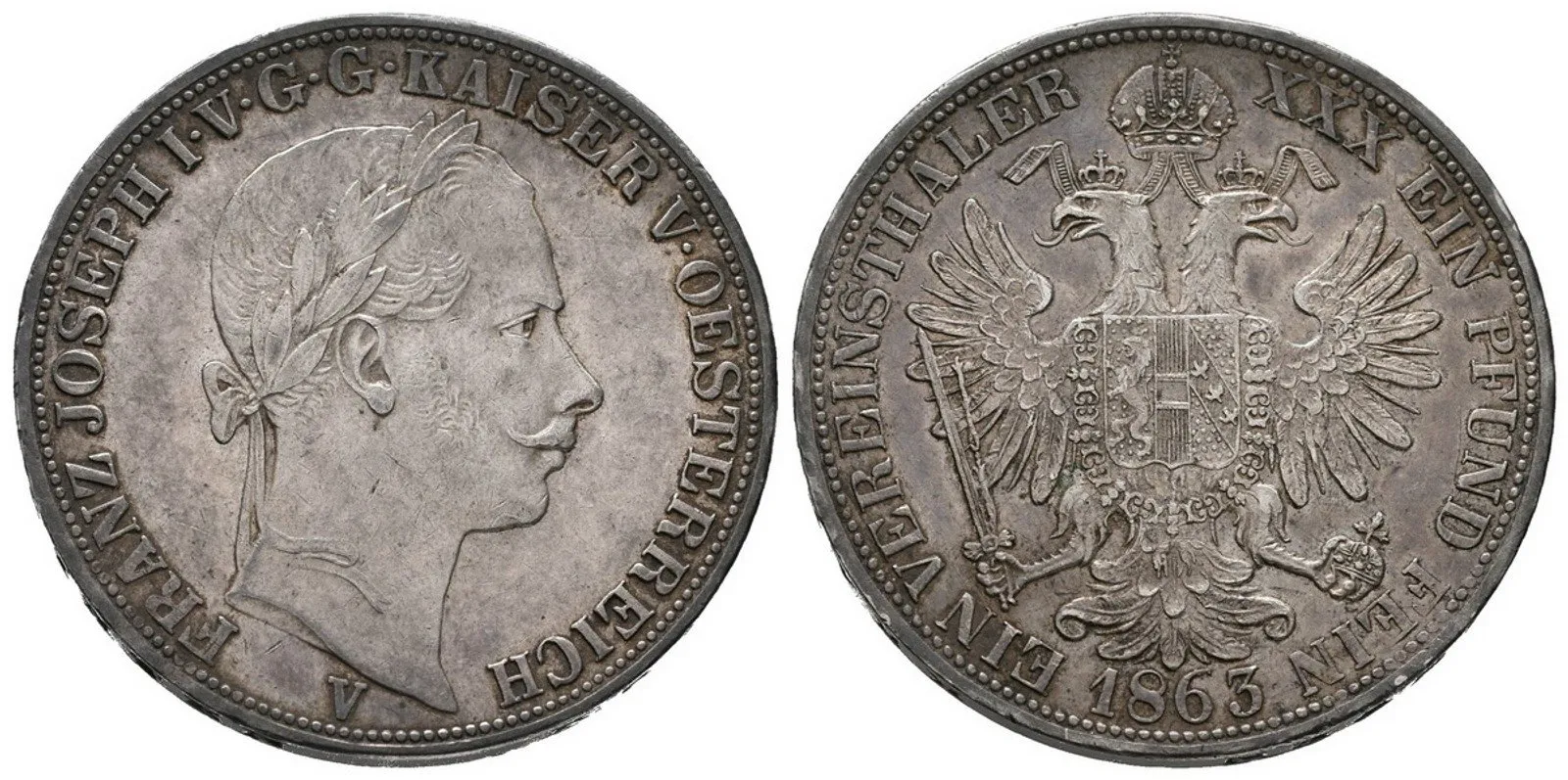 Rakouská a spolková měna, 1857 - 1892 — 1