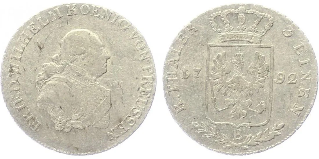 Prusko, Friedrich Wilhelm II., 1786 - 1797 — 1