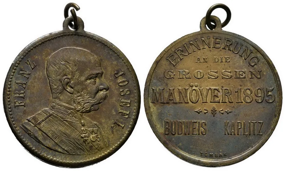 František Josef I., medaile vojenských manévrů — 1