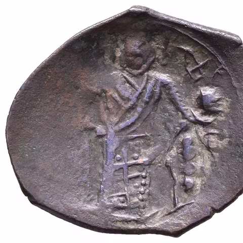 AE Mince/Stameon, Sedící Kristus čelně / Car čelně, minc. Tarnovo, D&D 3.1.2.