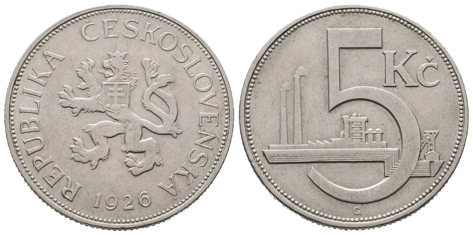 5 Koruna 1926