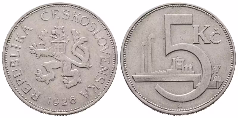 5 Koruna 1926