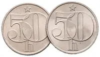 50 Haléř 1981 - R! - ražen jen pro sady - fotografie 2