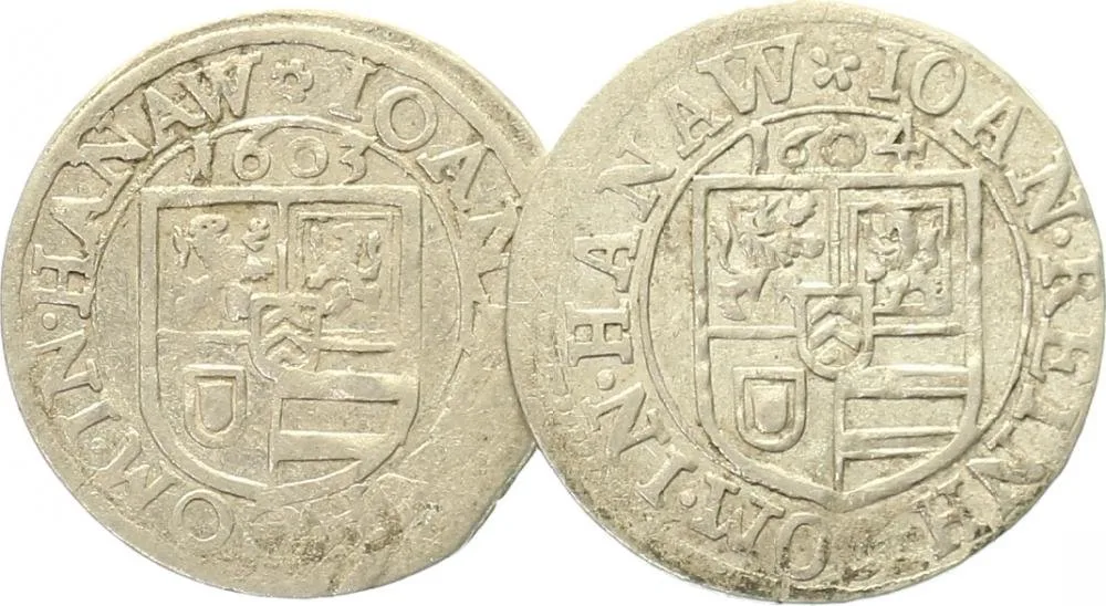 Hanau - Lichtenberg, Johann Reinhard, 1599 - 1625 — 1