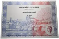 AR Medaile b.l. (2012) - Antonín Langweil - 175. výročí úmrtí - fotografie 2