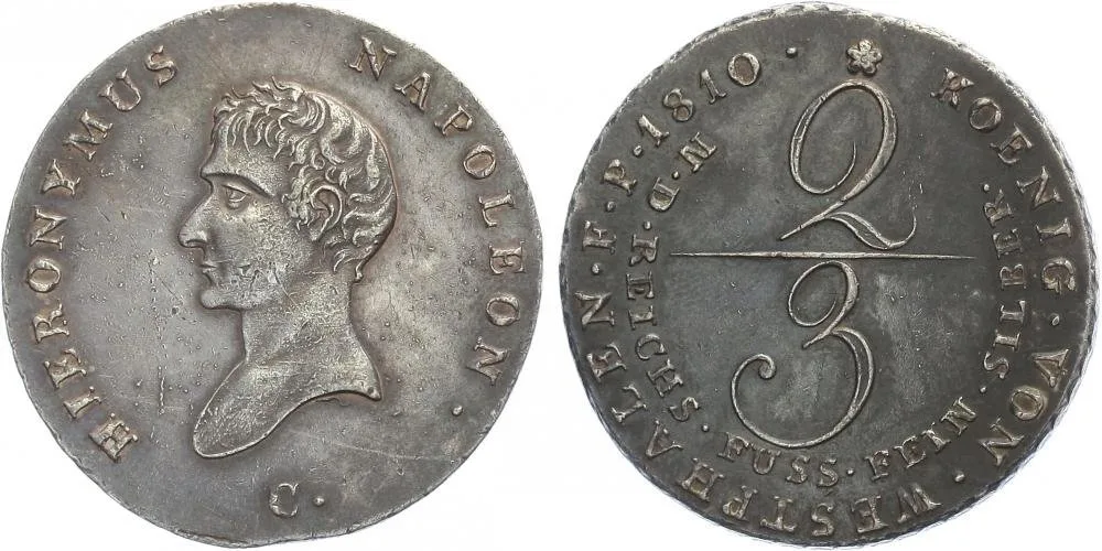 Westfalen, Hieronymus Napoleon, 1807 - 1813 — 1