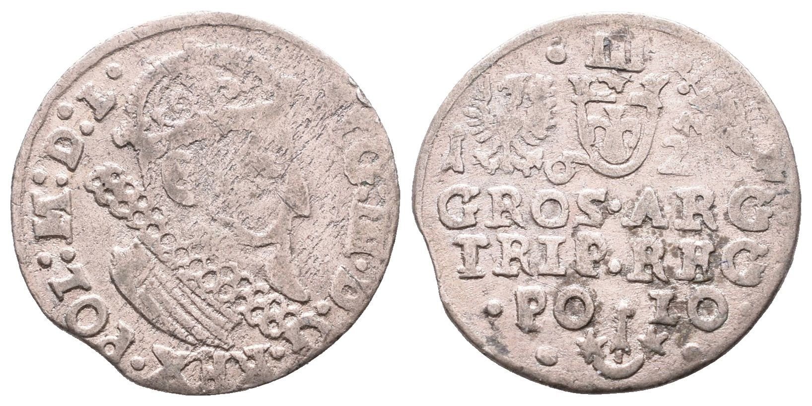 Polsko, III Groš 1624, Krakov