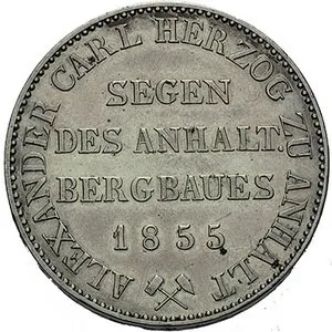 Anhalt - Bernburg, Alexander Carl, 1834 - 1863 — 1