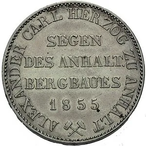 Anhalt - Bernburg, Alexander Carl, 1834 - 1863 — 1